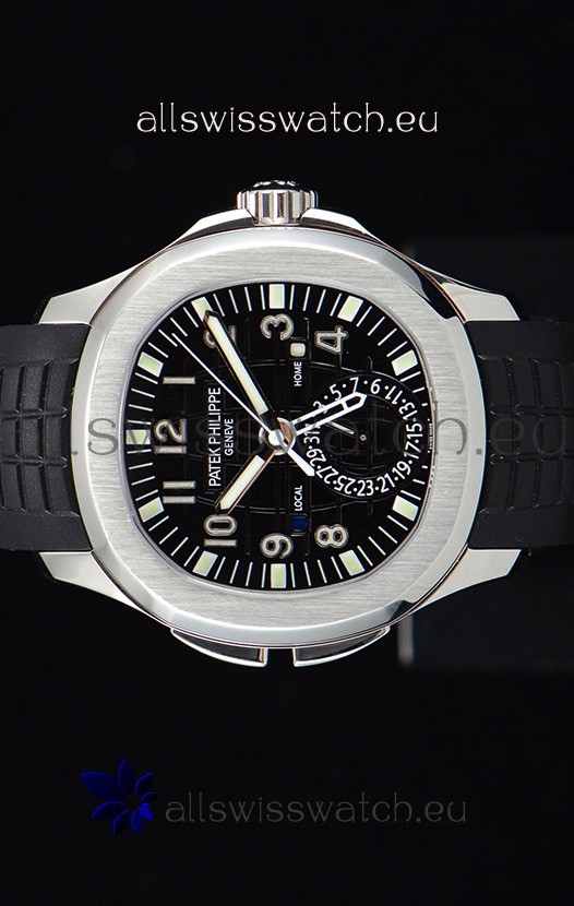 IMG_9085 Patek Philippe Aquanaut 5164A 1:1 Mirror Black Dial Replica 2