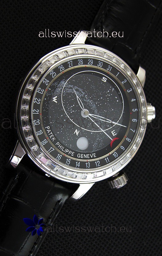 IMG_9085 Patek Philippe Grand Complication 6102P Celestial Moon Age Grey Dial Replica 2