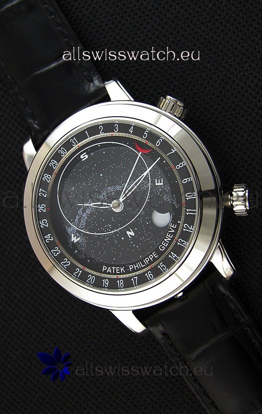 IMG_9085 Patek Philippe Grand Complication 6102P Celestial Moon Age Grey Dial Replica 2