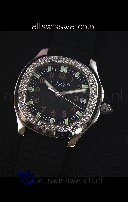 IMG_9085 Patek Philippe Aquanautwith Diamonds Bezel Replica 2