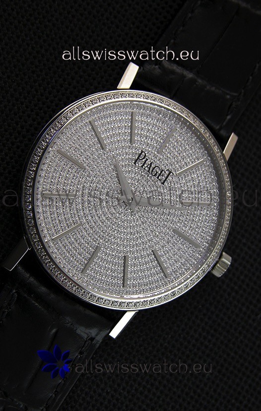 IMG_9085 Piaget Altiplano G0A36128 Paved Diam Dial Quartz in Steel Case Replica 2