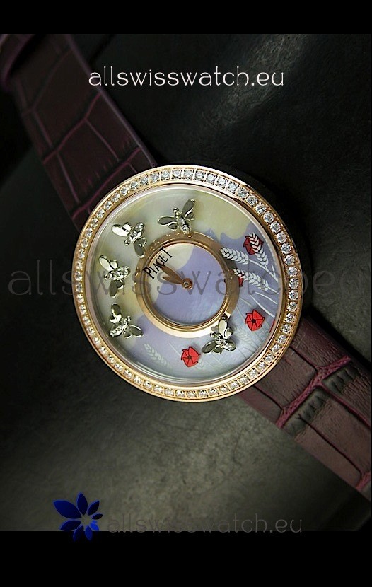IMG_9085 Piaget Altiplano Ultra-Thin Quartz Movement Ladies with Brown Strap Replica 2