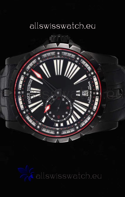 IMG_9085 Roger Dubuis Excalibur DLC Coated Casing 1:1 Mirror Replica 2