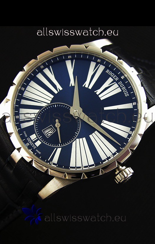 Roger Dubuis Excalibur RDDBEX0378 Steel Blue Replica 2