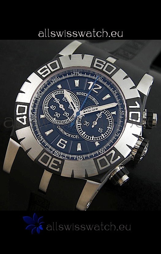 IMG_9085 Roger Dubuis EasyDiver in Black Dial - Ultimate Mirror Replica 2
