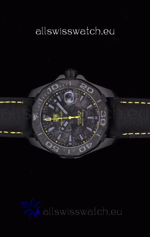IMG_9085 Tag Heuer Aquaracer Calibre 5 Titanium Carbon 41MM 1:1 Mirror Replica 2