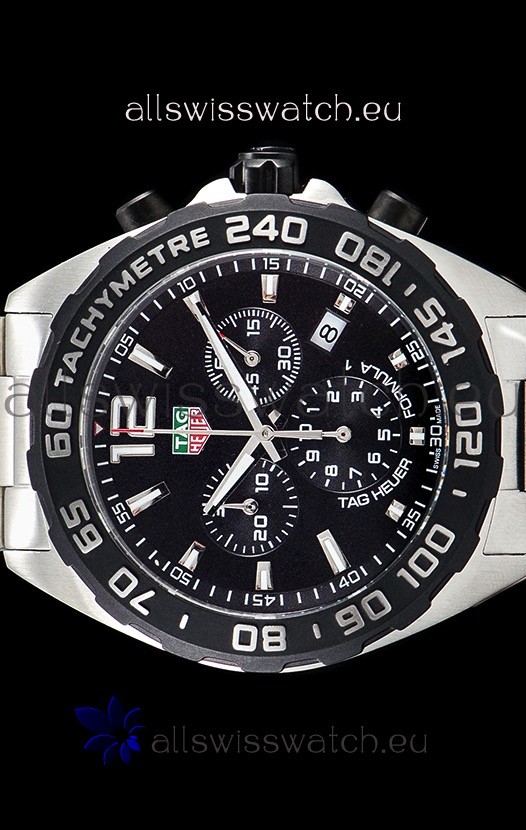 IMG_9085 Tag Heuer Formula 1 Chronograph Quartz Black Dial Replica 2