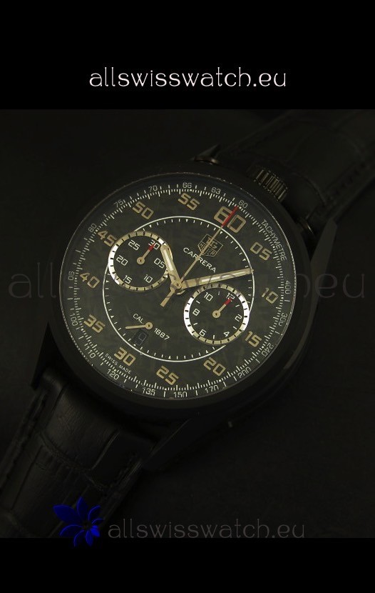 IMG_9085 Tag Heuer Carrera 1887 Jack Heuer Edition - Carbon Dial Replica 2