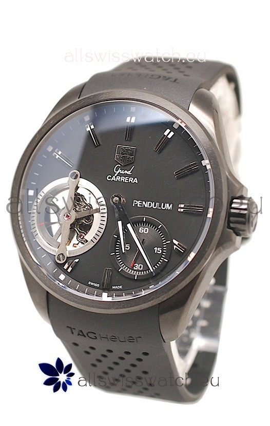 IMG_9085 Tag Heuer Grand Carrera Pendulum Automatic in Black Replica 2