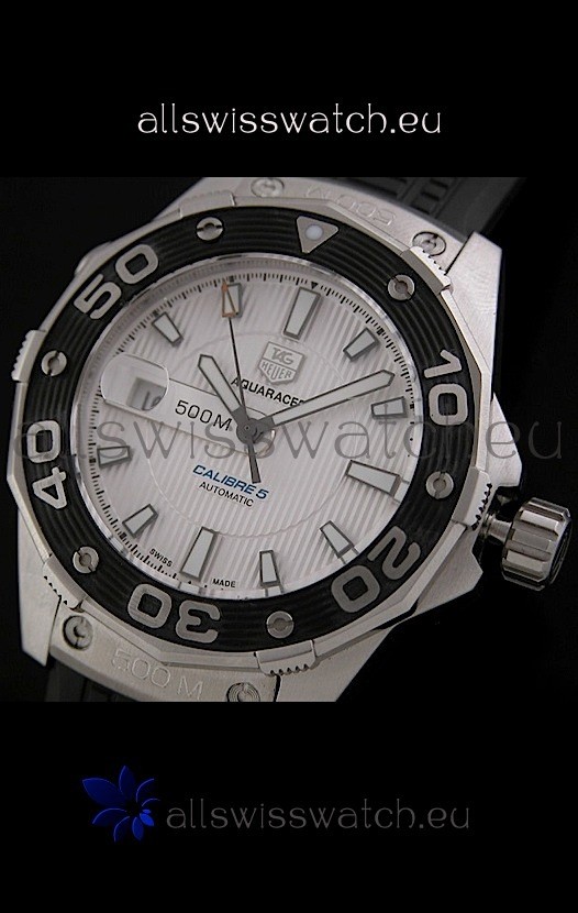 IMG_9085 Tag Heuer Grand Carrera Caliber 5 in White Dial Replica 2