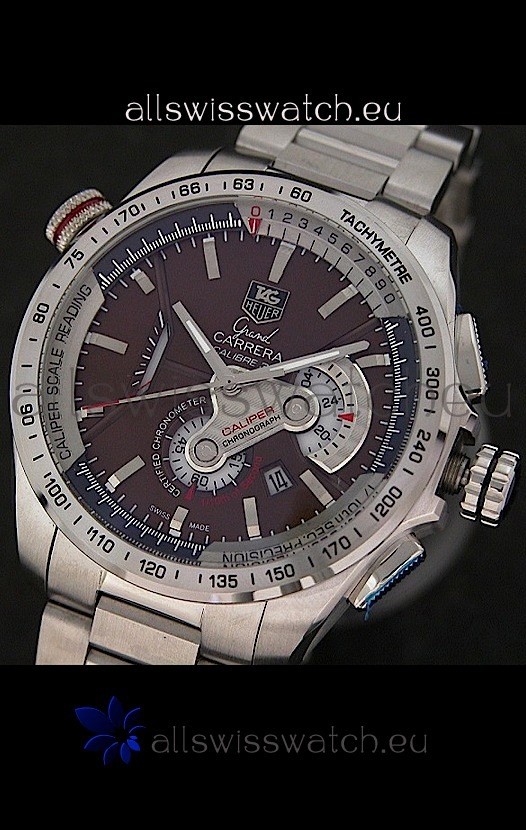 IMG_9085 Tag Heuer Grand Carrera Calibre 36 Chronograph in Brown Dial Replica 2