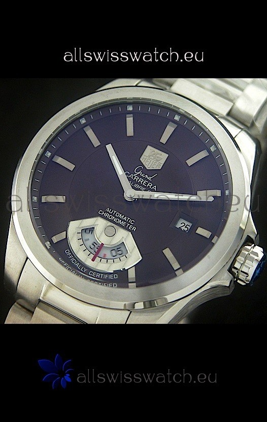 IMG_9085 Tag Heuer Grand Carrera Calibre Automatic in Black Dial Replica 2
