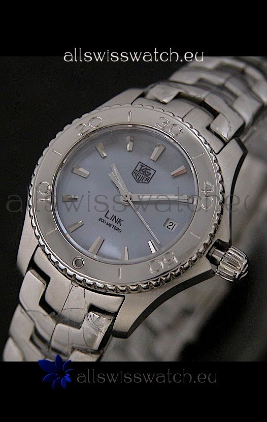 IMG_9085 Tag Heuer Link Ladies in Mother of Pearl Blue Dial Replica 2