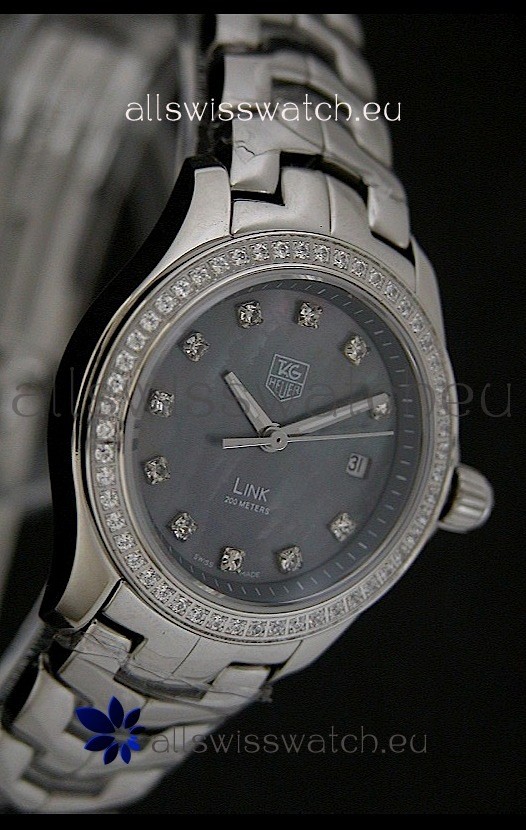 IMG_9085 Tag Heuer Link Ladies in Mother of Pearl Grey Dial Replica 2