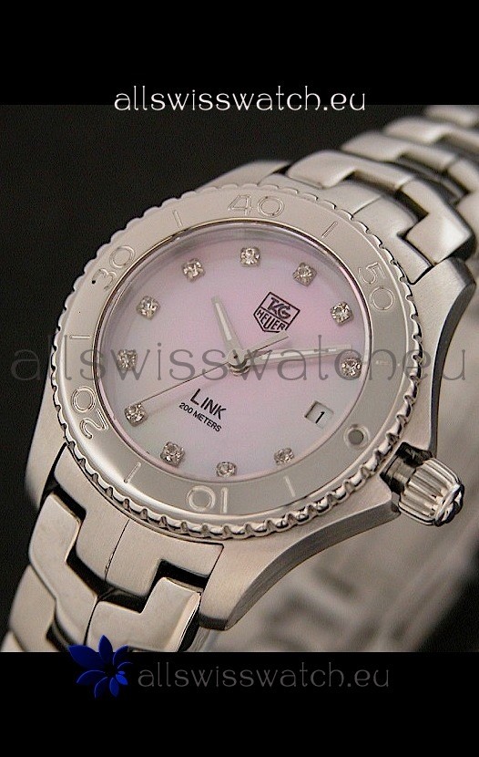 IMG_9085 Tag Heuer Link Ladies in Pink Dial Replica 2