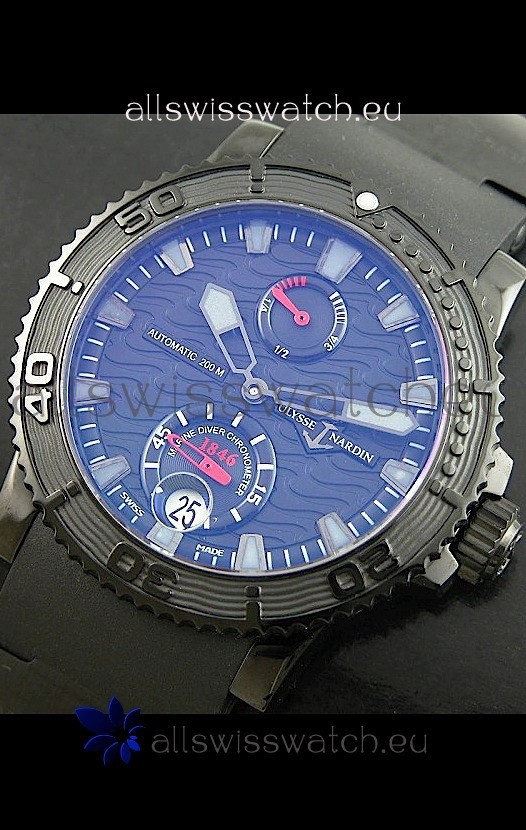 IMG_9085 Ulysse Nardin No189 in Black Dial Replica 2