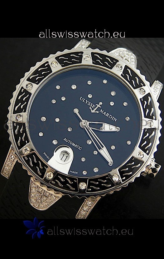 IMG_9085 Ulysse Nardin Lady Diver Automatic in Black Dial Replica 2