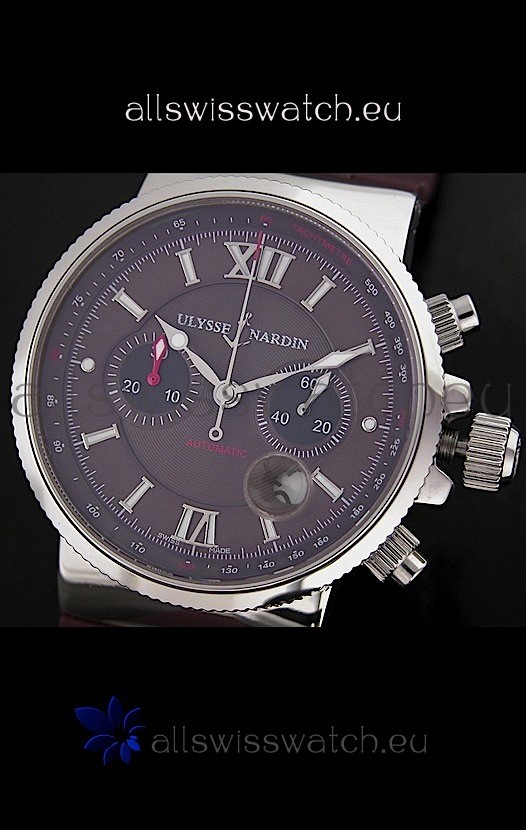 IMG_9085 Ulysse Nardin UN No.250 Automatic in Chocolate Dial Replica 2