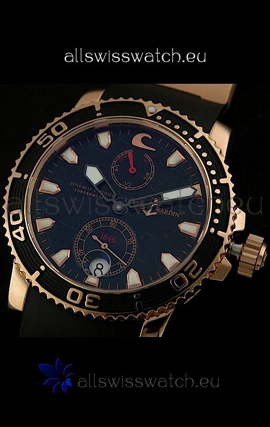 IMG_9085 Ulysse Nardin No.270 in Black Wave Dial Replica 2