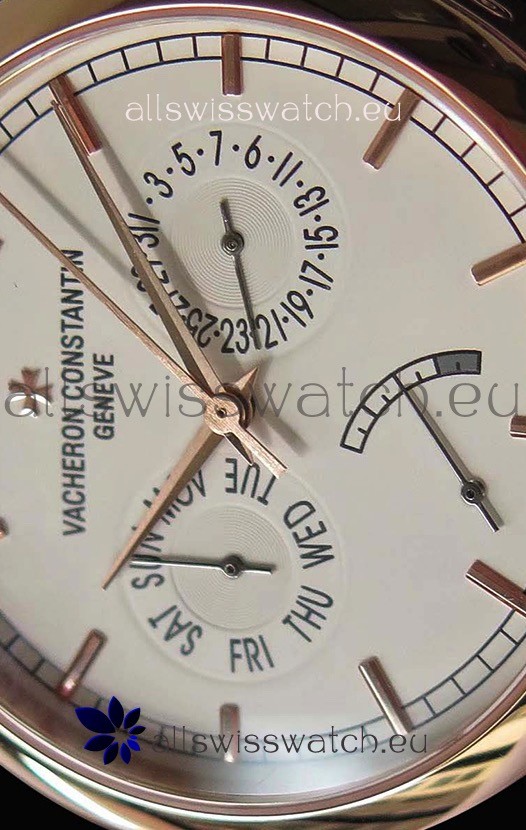 IMG_9085 Vacheron Constantin Traditionnelle Day Date Pink Gold Replica 2