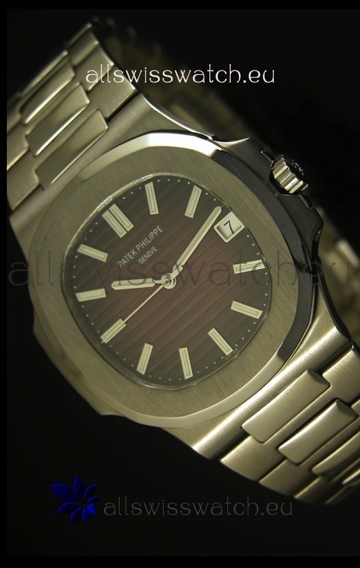 IMG_9085 Patek Philippe Nautilus 5711 Jumbo Burgundy - 1:1 Ultimate Mirror Replica 2