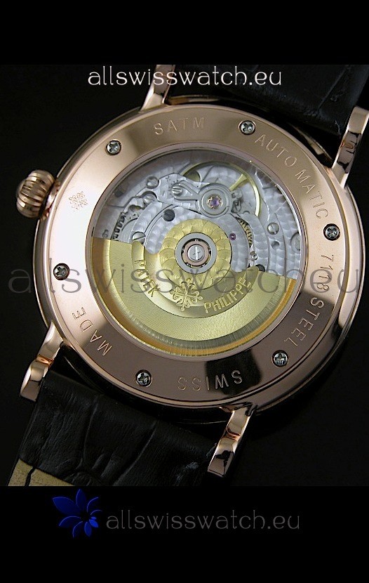 IMG_9085 Patek Philippe Calatrava 5298in Pink Gold Casing - Roman Hours Replica 2
