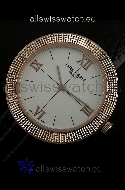 IMG_9085 Patek Philippe Geneve Quartz in Rose Gold Replica 2