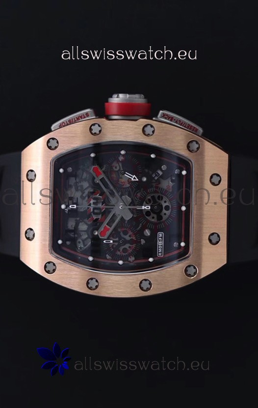 Richard Mille RM011-FM Felipe Massa Rose Gold Casing Replica 2