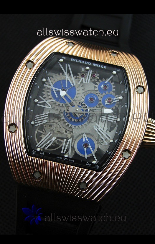 Richard Mille RM 018 Tourbillon Hommage A Boucheron Rose Gold Case Replica 2