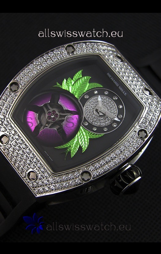 IMG_9085 Richard Mille 19-02 Tourbillon Fleurin Stainless Steel Replica 2