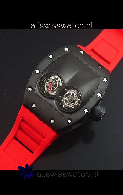 IMG_9085 Richard Mille RM053 Tourbillon Pablo Mac Donoughin PVD Case Replica 2