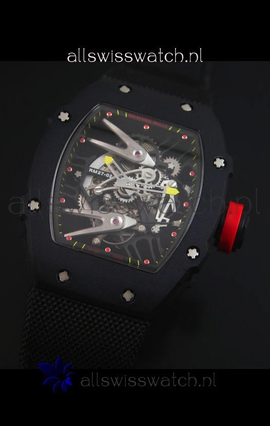 IMG_9085 Richard Mille RM027 Tourbillon Rafael Nadal Edition in PVD Casing Replica 2
