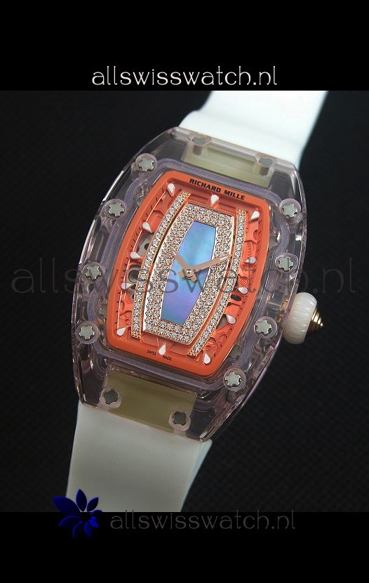 IMG_9085 Richard Mille RM07-02 Sapphir Ladiesin Blue Pearl Dial Replica 2
