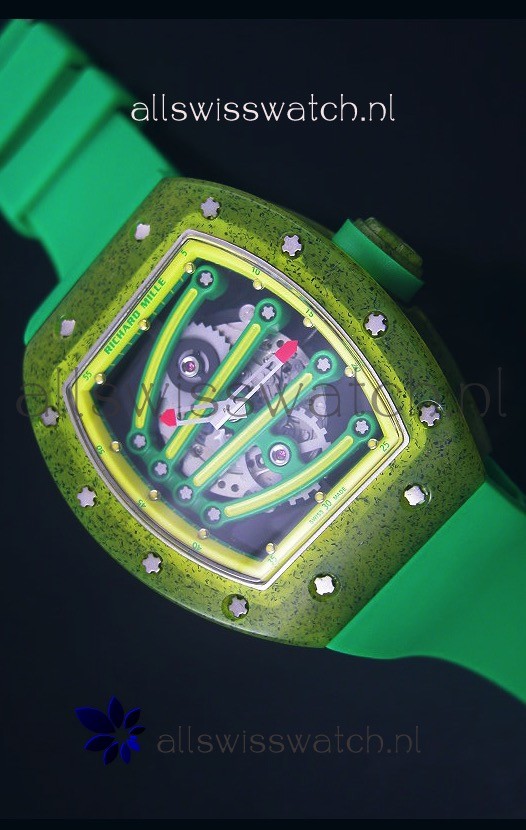 IMG_9085 Richard Mille RM059 Yohan Blake Editionin Yellow Bezel Replica 2