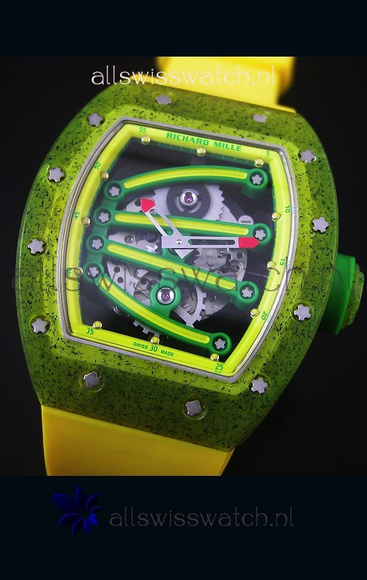 IMG_9085 Richard Mille RM059 Yohan Blake Editionin Yellow Bezel Replica 2