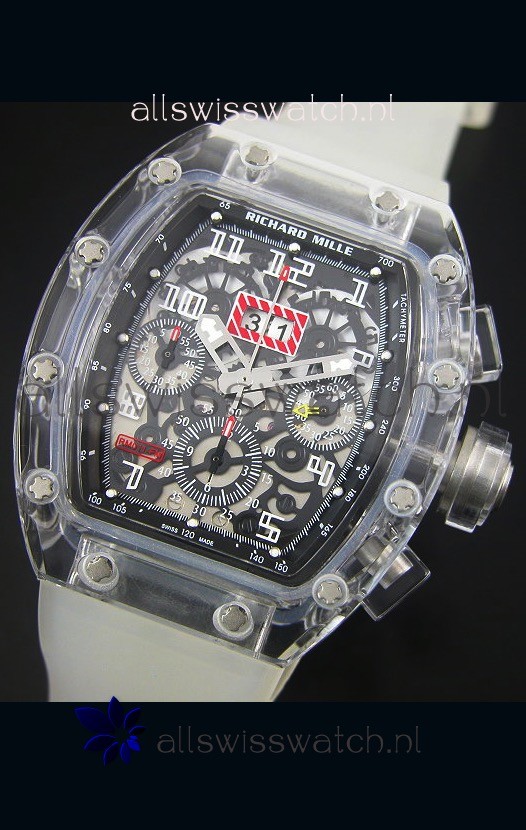 IMG_9085 Richard Mille RM056-1 Tourbillon Felipe Massa Chronograh Black Bezel Replica 2