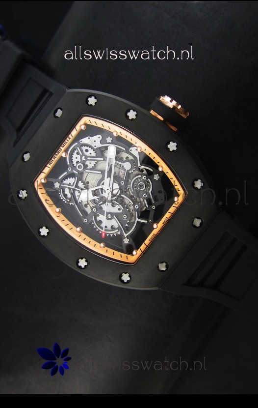 IMG_9085 Richard Mille RM055 Bubba Watsonin Golden Indexes Replica 2