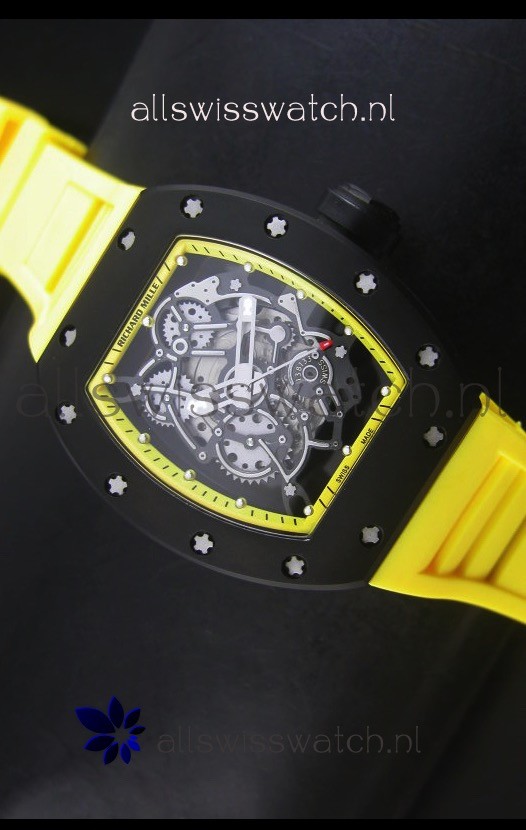 IMG_9085 Richard Mille RM055 Bubba Watsonin Yellow Indexes Replica 2