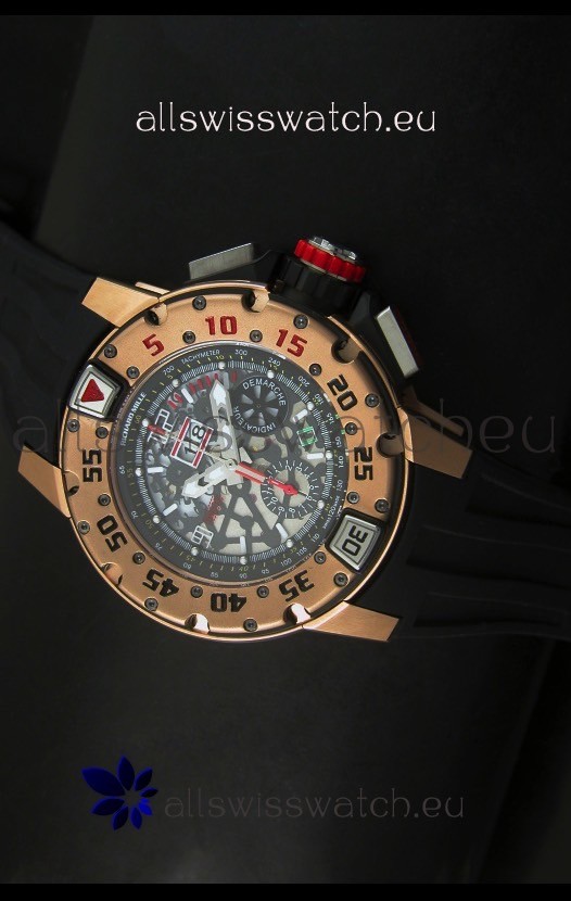 Richard Mille RM032 in Pink Gold Finish Replica 2