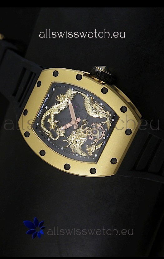 IMG_9085 Richard Mille RM057 Tourbillon Jackie Chanin Yellow Gold Replica 2