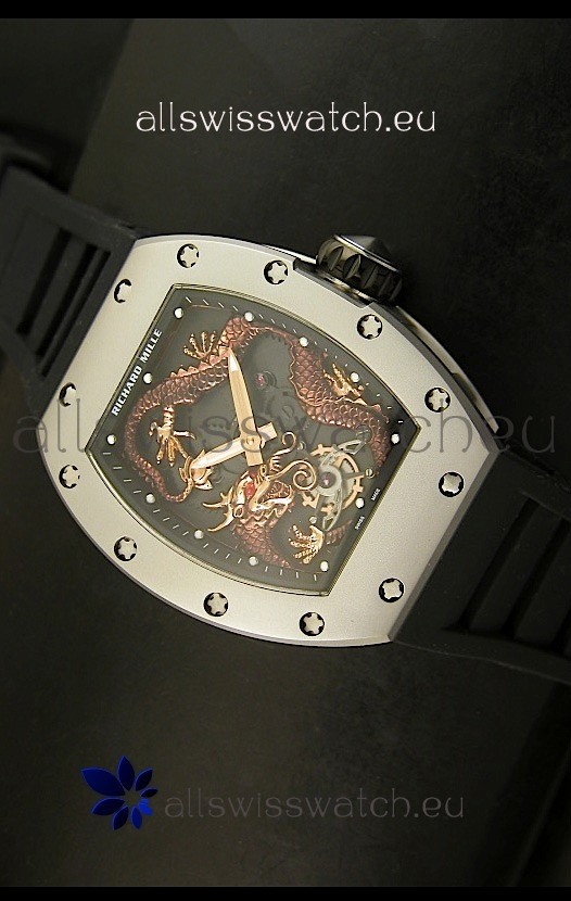 Richard Mille RM057 Tourbillon Jackie Chanin Titanium Case Replica 2