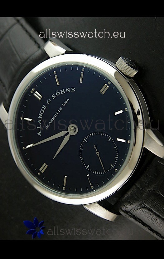 IMG_9085 A. Lange & Sohne Cortes de Geneve Decorative Bridges Classic in Black Dial Replica 2