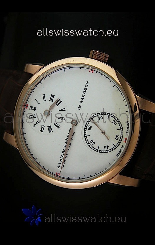 IMG_9085 A. Lange & Sohne Cortes de Geneve Decorative Bridges Classic Rose Gold Replica 2