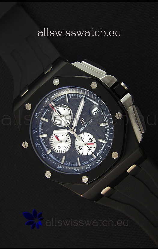 IMG_9085 Audemars Piguet Royal Oak Offshore Chronograph Quartz PVD Case Replica 2