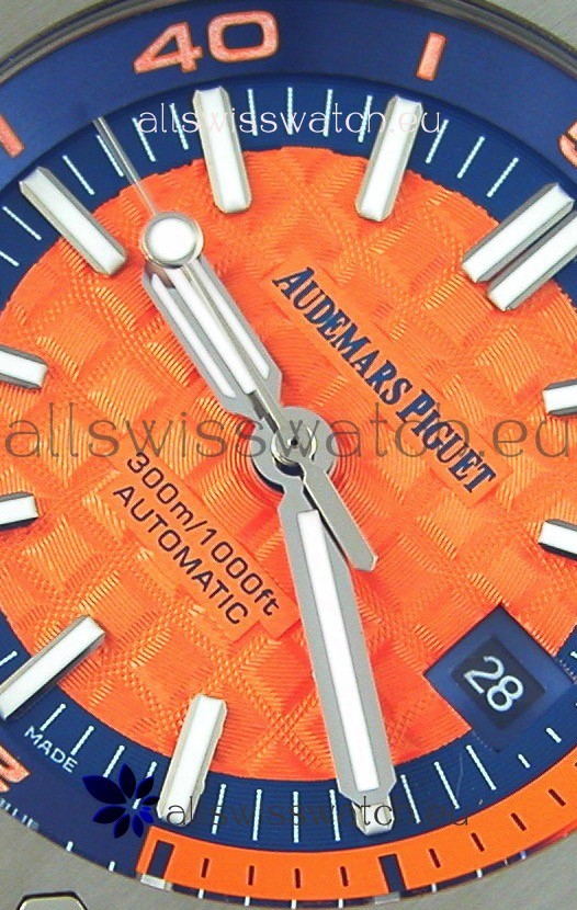 IMG_9085 Audemars Piguet Royal Oak Offshore Diver Automatic in Orange Replica 2