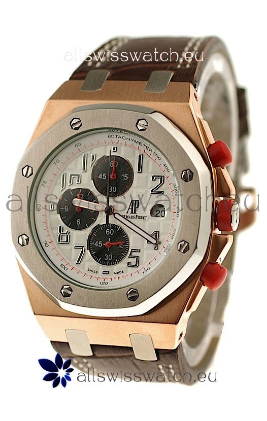 IMG_9085 Audemars Piguet Royal Oak Offshore Limited Edition SingaporeGP 2008 Two Tone Gold Replica 2