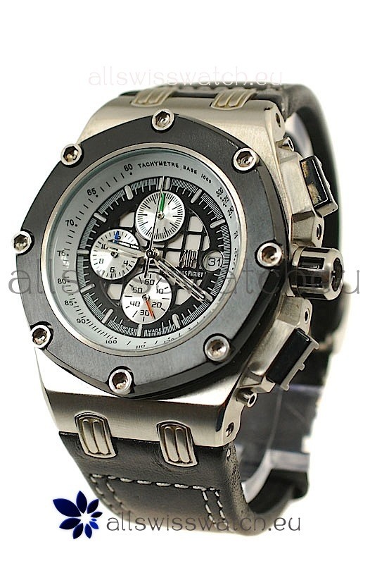 IMG_9085 Audemars Piguet Royal Oak Offshore Rubens Barrichello in Ceramic Bezel Replica 2