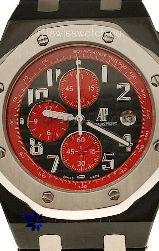 IMG_9085 Audemars Piguet Royal Oak Offshore Limited Edition SingaporeGP 2008 PVD in Black Dial Replica 2