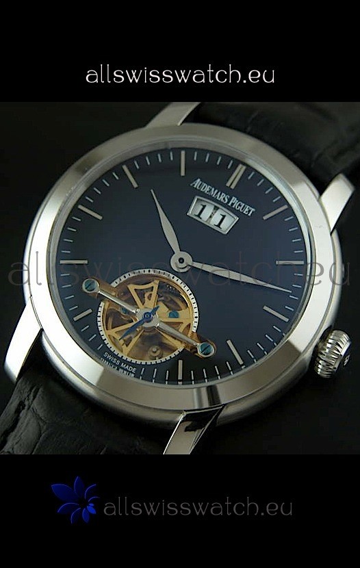 IMG_9085 Audemars Piguet Jules Tourbillon in Dark Blue Dial Replica 2