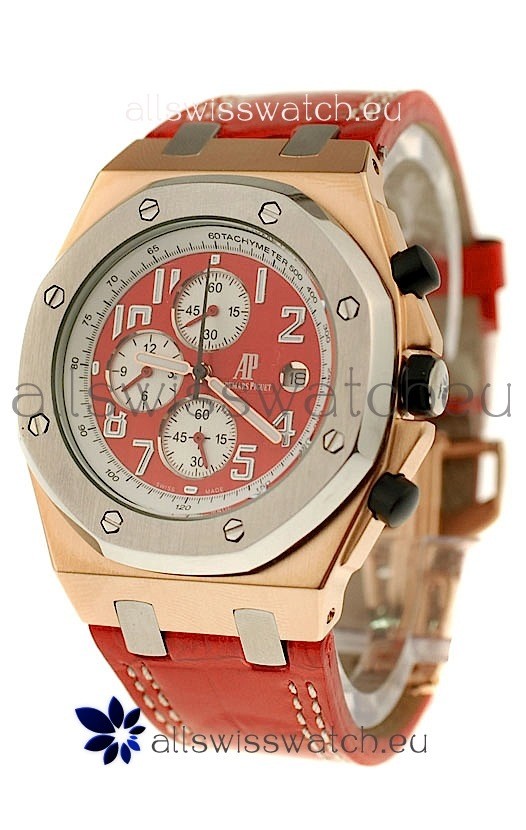 IMG_9085 Audemars Piguet Royal Oak Offshore Limited Edition SingaporeGP 2008 in Red Dial Replica 2